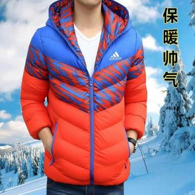 阿迪達(dá)斯冬季加厚保暖男士棉衣外套青年學(xué)生羽絨棉服韓版修身棉襖-無(wú)錫音像制品